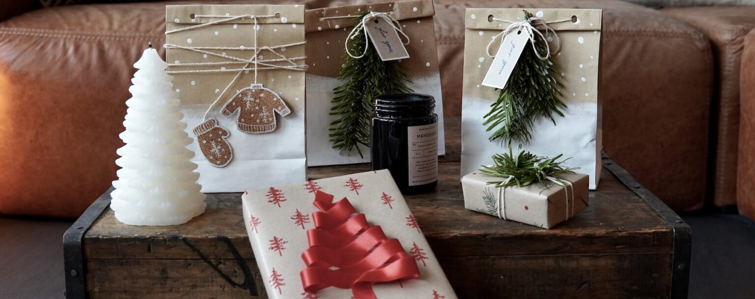 Weihnachten Tisch dekorieren