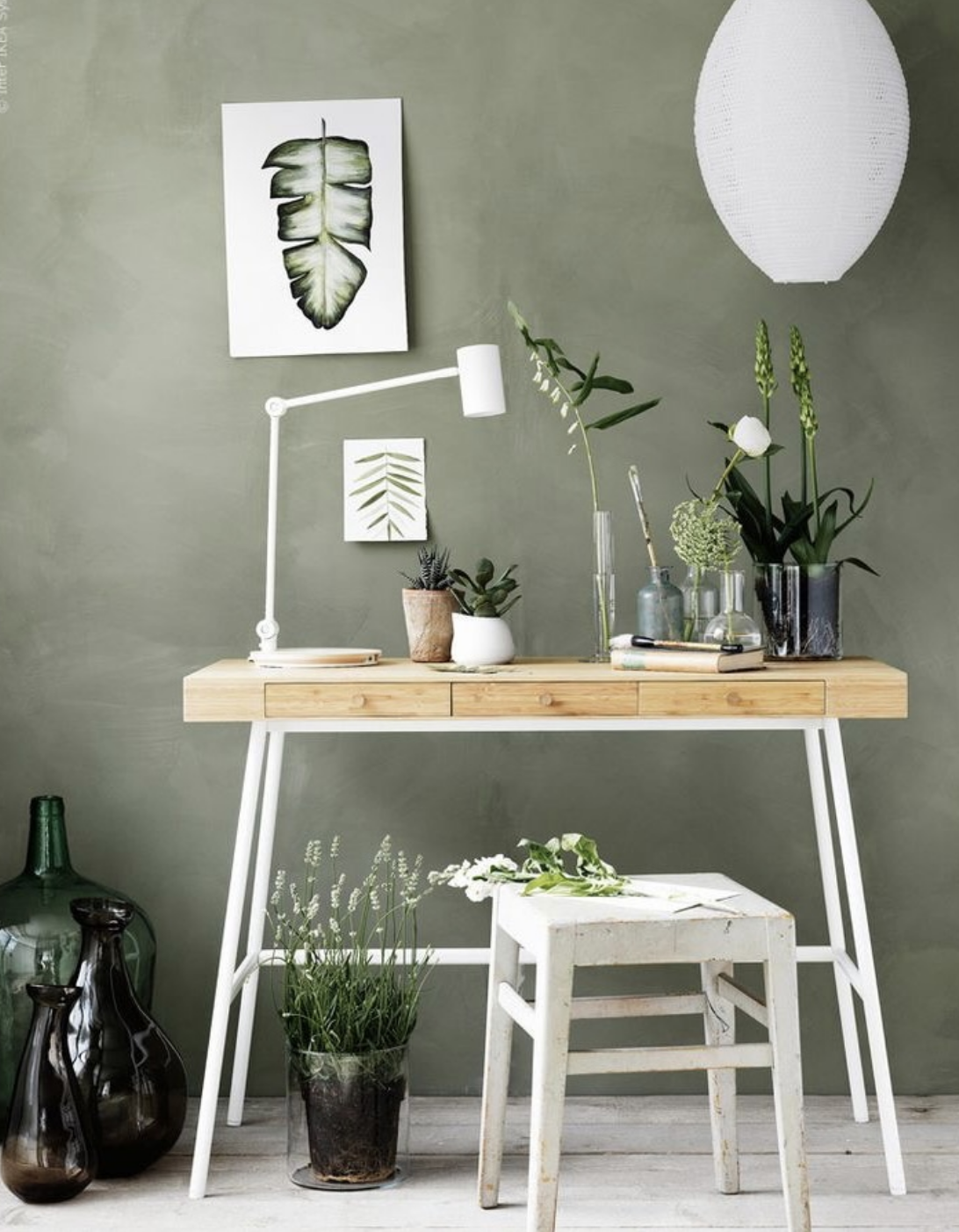 Pflanzen im Homeoffice