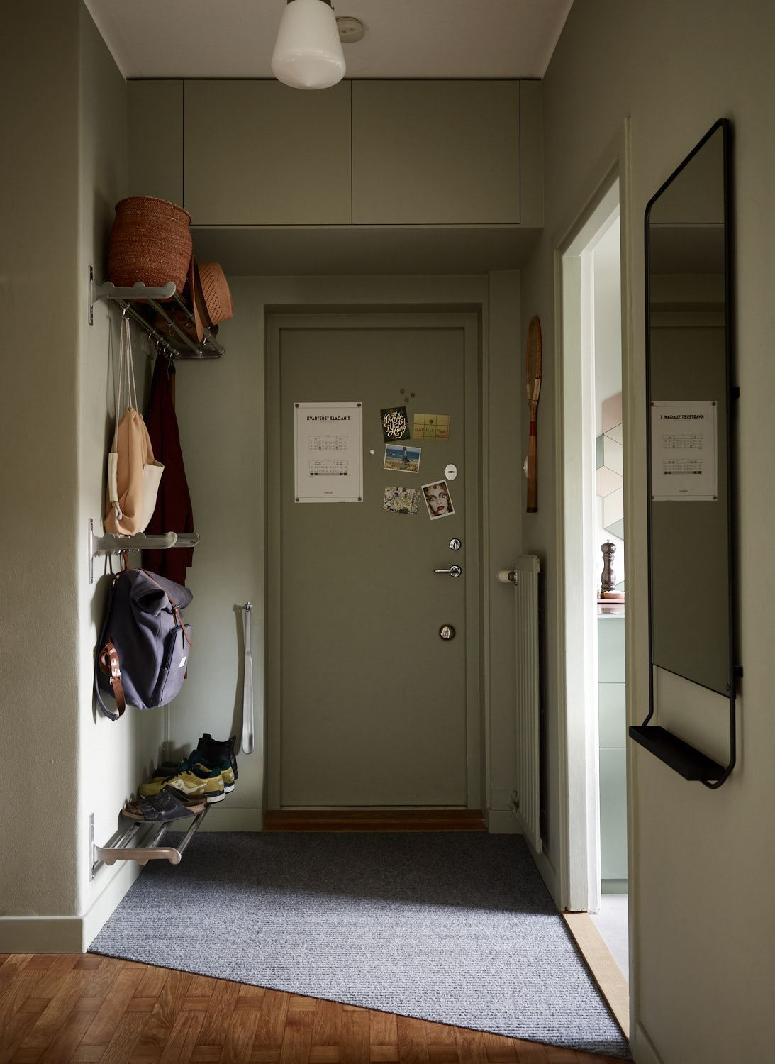 Aufbewahrung im Eingang