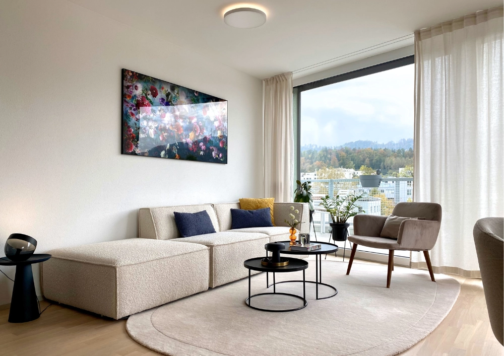 Interior Design Projekt - Moderner Chalet Stil