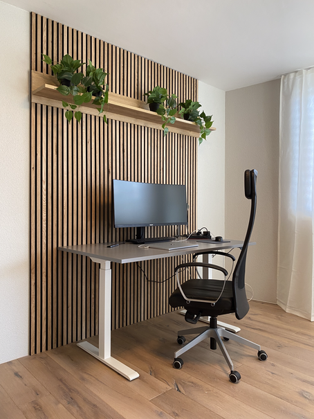 Interior Design Projekt - Neubauwohnung hell und modern - Büro