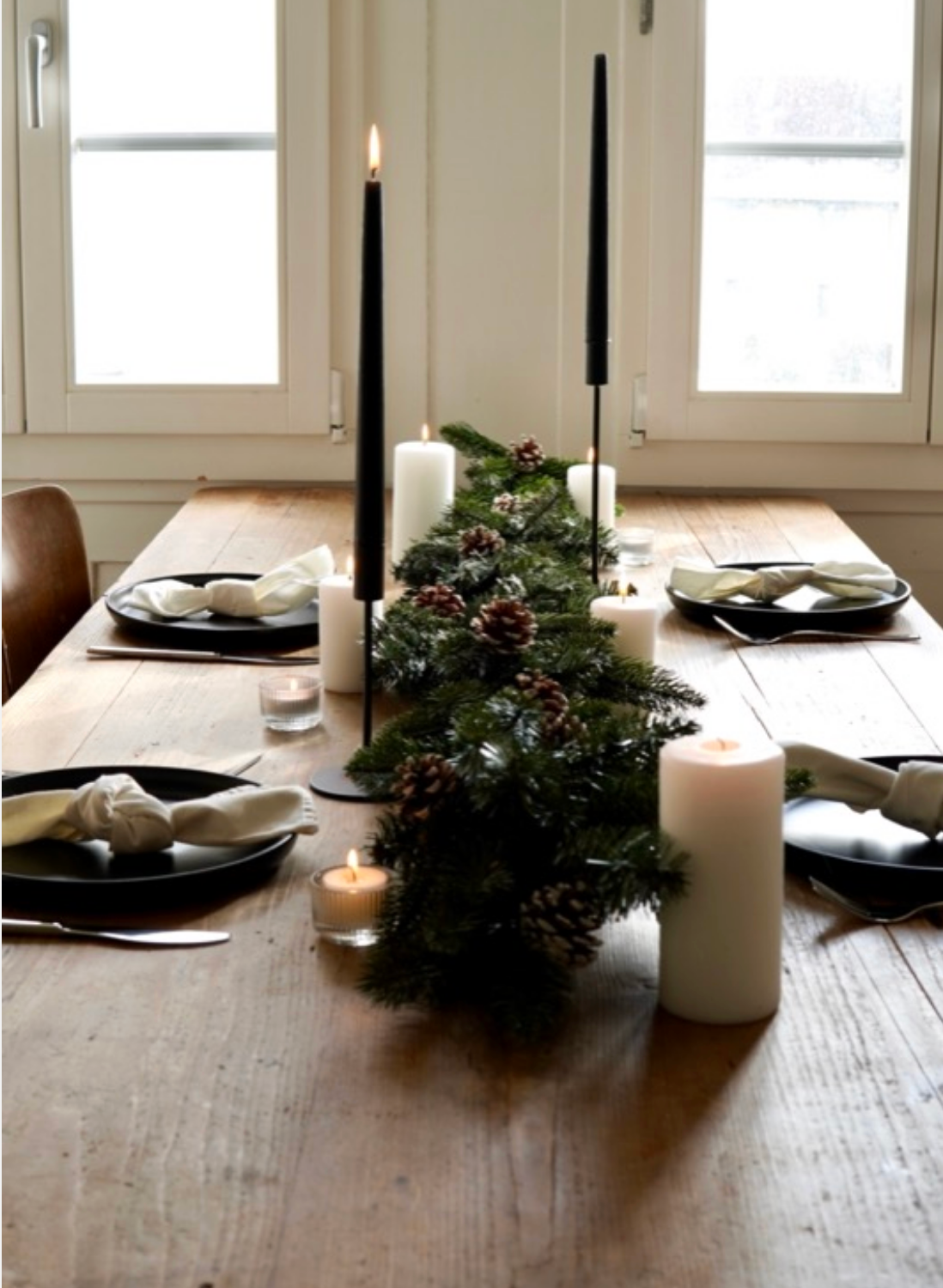 Weihnachten Tisch dekorieren Inspiration 01